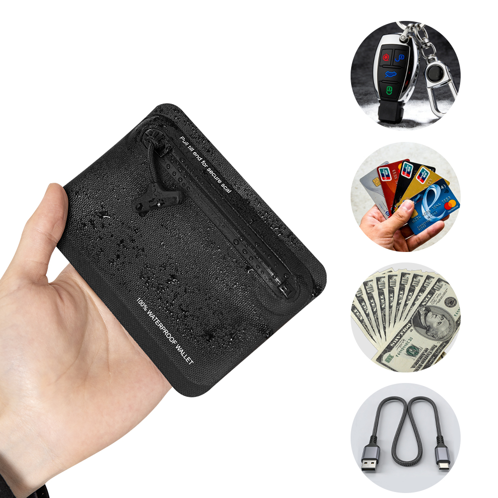 Appendix Carry Edc - Portamonete Impermeabile con Cerniera, Pochette Leggera