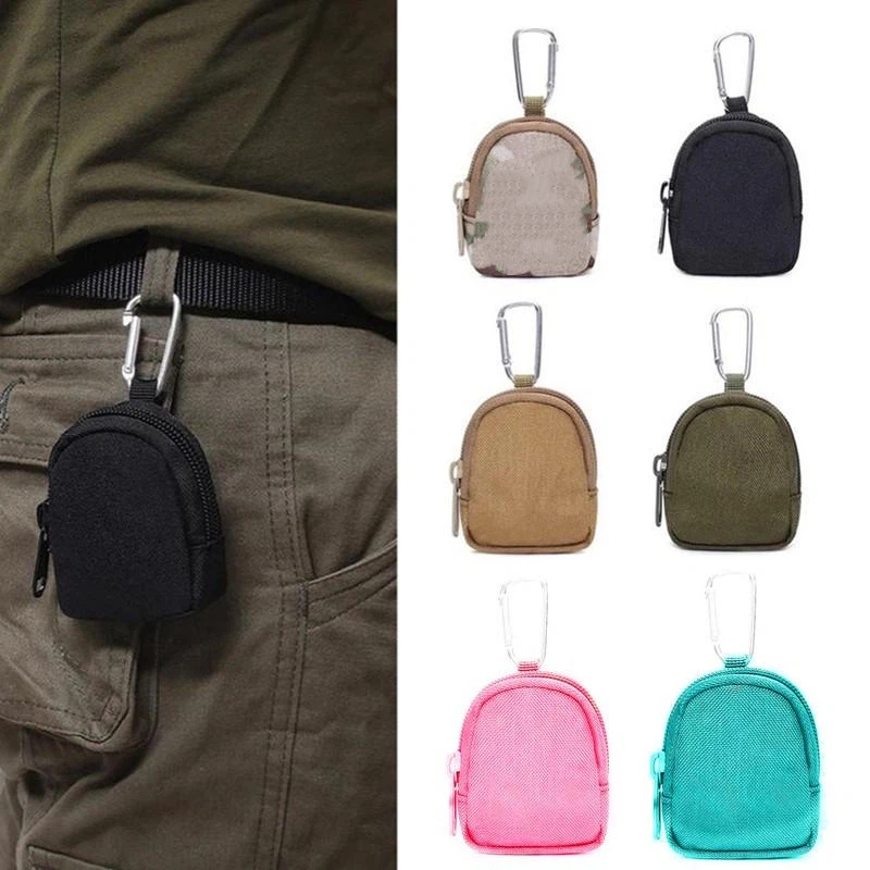 Edc Carry Bag For Men - Portachiavi Tattico EDC per Uomo, Portamonete
