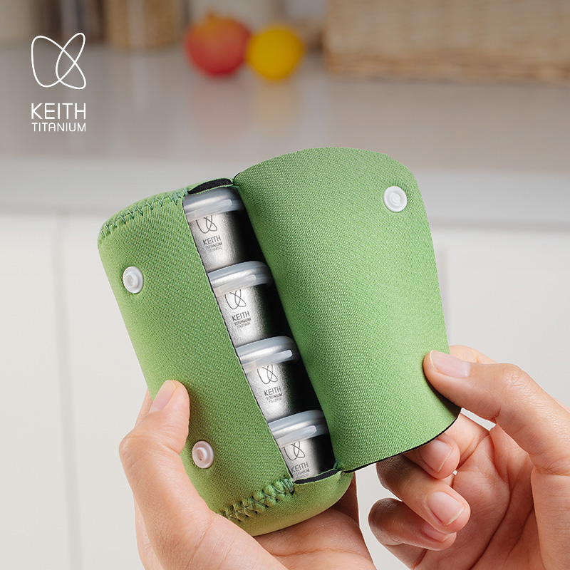Appendix Carry Edc - KEITH Set di 4 Mini Contenitori
