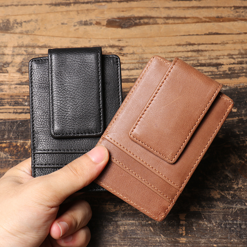 Money Clip Magnetic - Portafoglio Sottile con Clip per Banconote