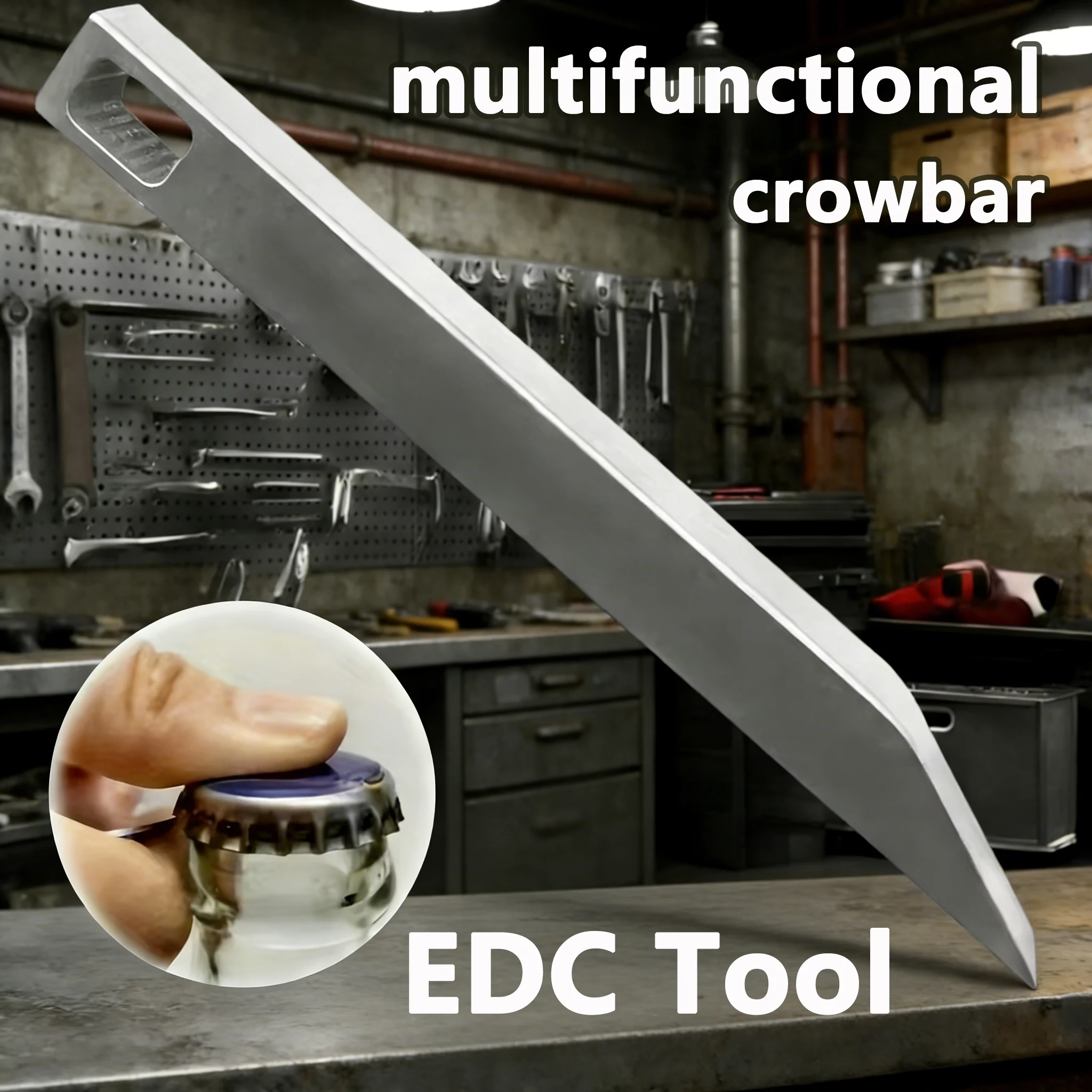 Edc Day Carry - Robusto Portachiavi Multifunzione EDC in Acciaio