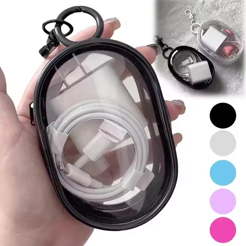 Borsa Portatile Mini Trasparen - Cable Winder Keychain recensione e prezzo