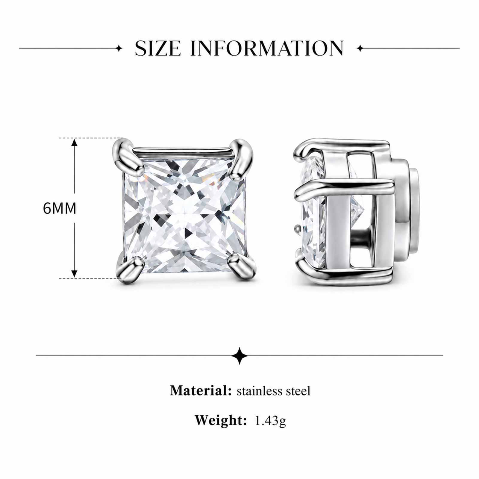 Orecchini magnetici quadrati c - Money Clip Magnetic recensione e prezzo