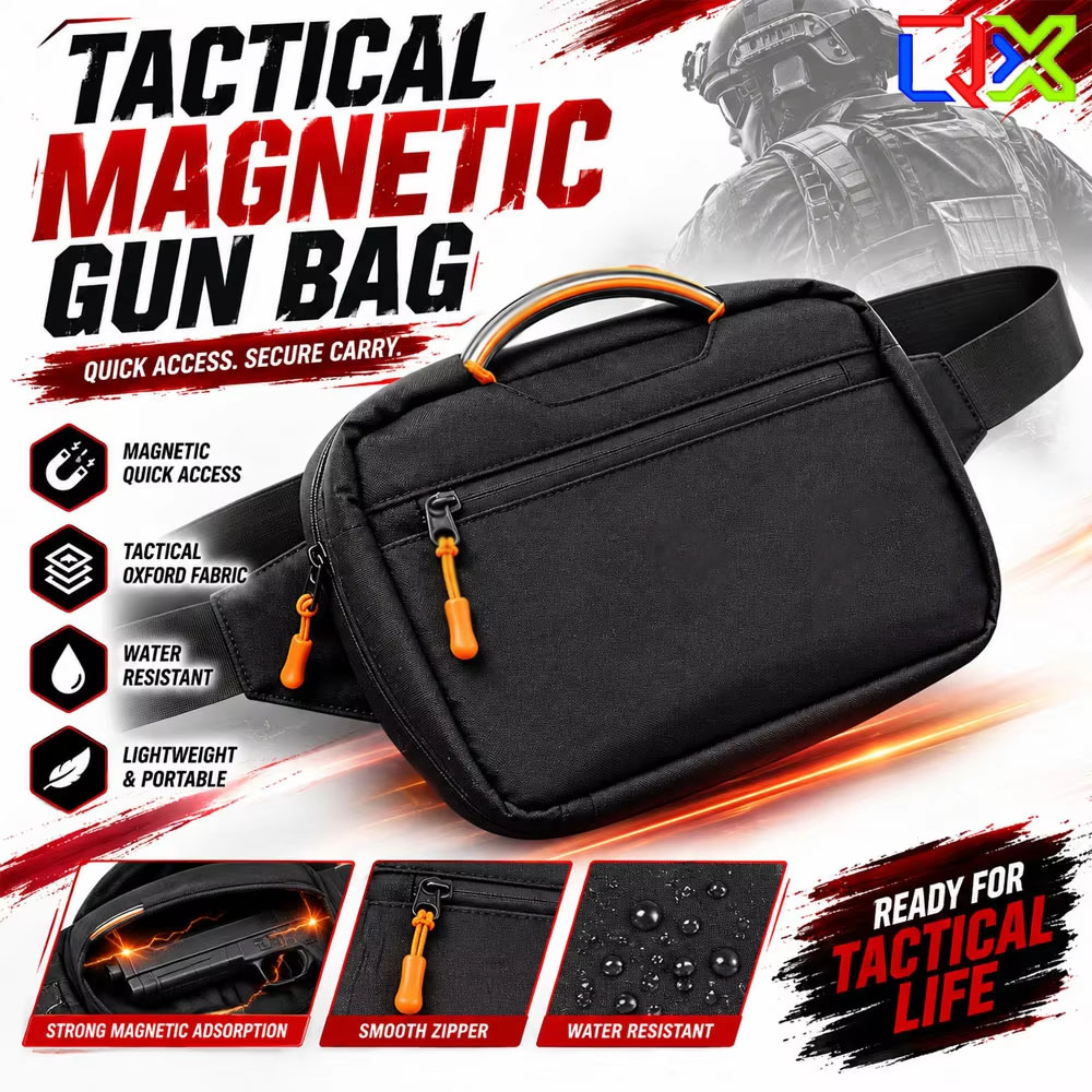 Borsa Tattica Magnetica a Sgan - Edc Carry Bag For Men recensione e prezzo