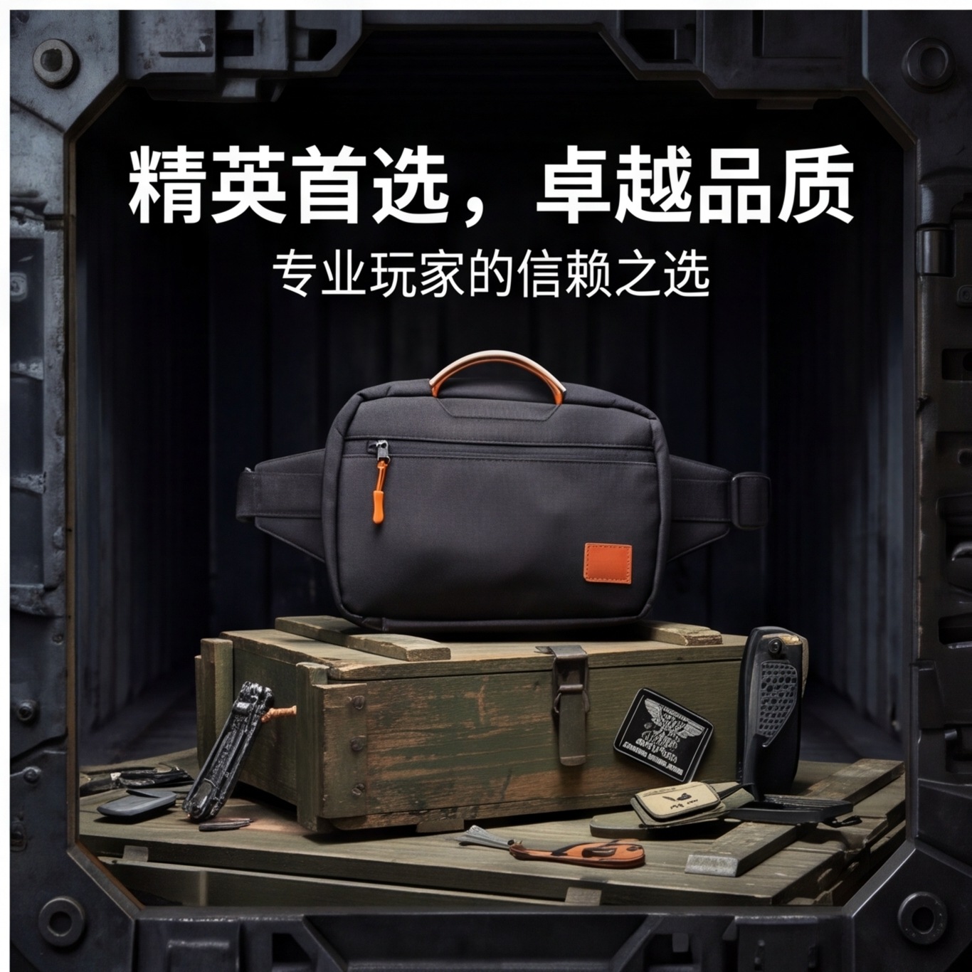 Borsa Tattica Magnetica a Sgan - Edc Carry Bag For Men recensione e prezzo